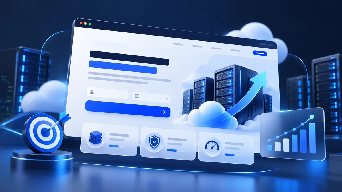 Dönüşüm odaklı landing page arayüzü