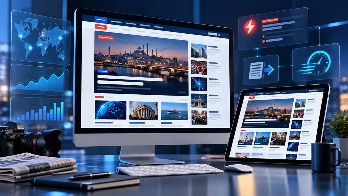 Haber portalı web tasarım hizmeti